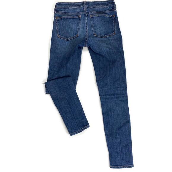 Pilcro and the Letterpress Mid Rise Jeans Skinny Anthropologie Blue Womens Sz 25 - Picture 2 of 12